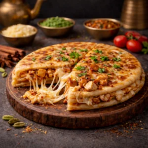 Chicken Cheese Paratha